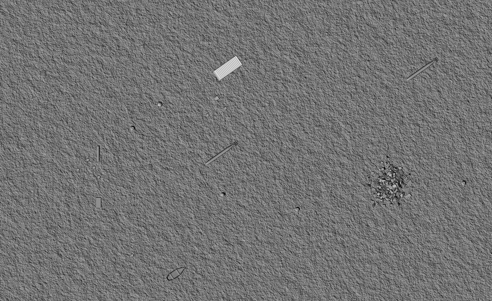 Local heightmap preflight of the same fractal-relief scene