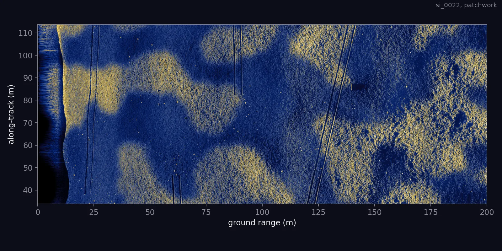 Whole v1.1 swath of a patchwork of sediment types