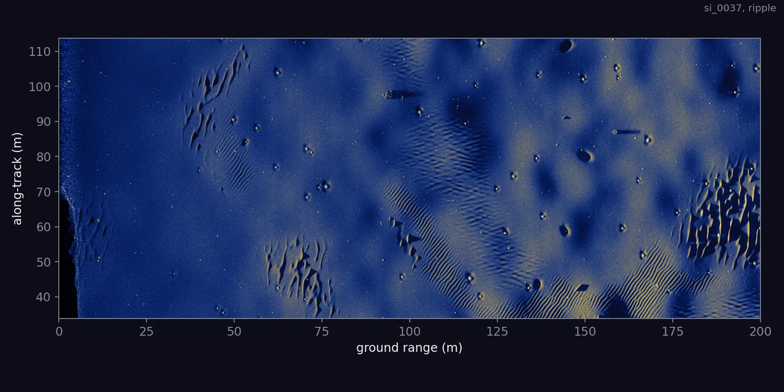 Whole v1.1 swath of a rippled sand seafloor