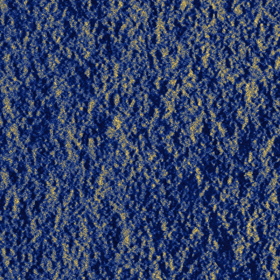bottom material: shell hash SAS tile
