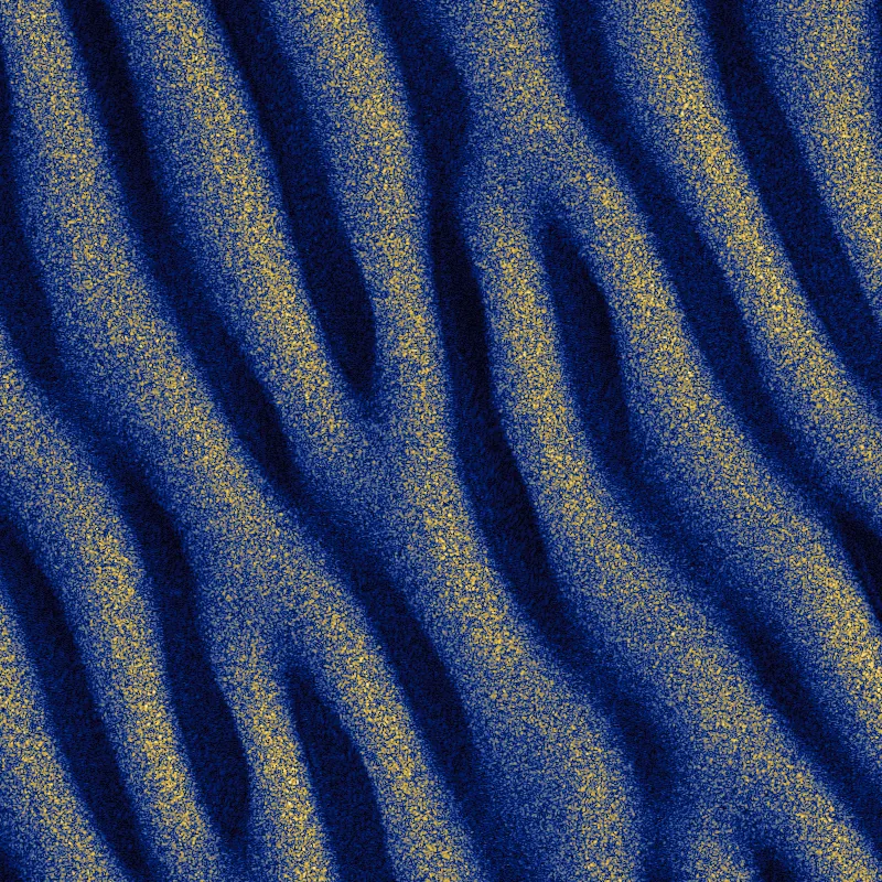 sand ripples, wavelength 1.5 m SAS tile