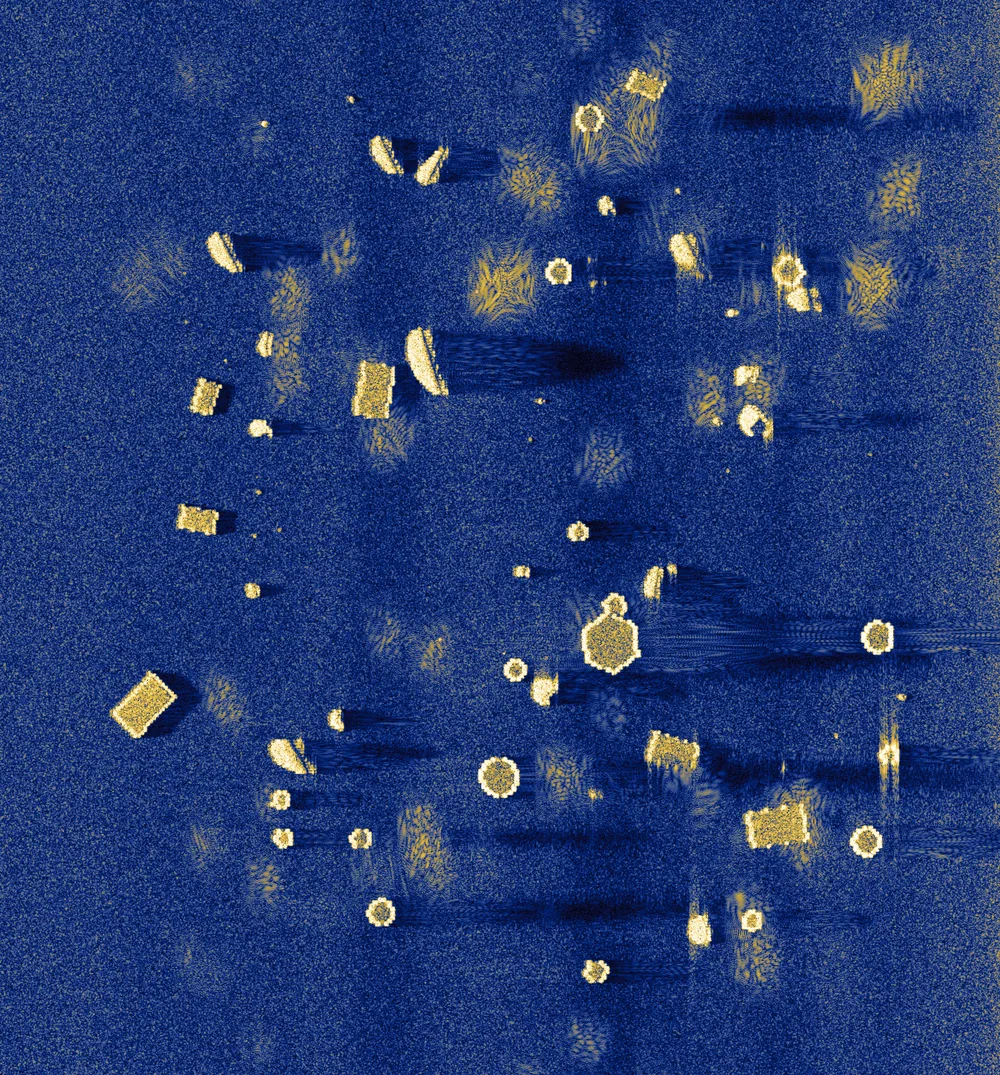 debris field SAS tile