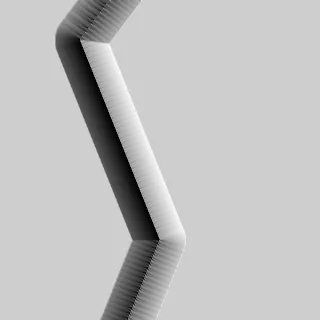 gully (V-section) geometry