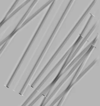 trawl scars (otter-board) geometry