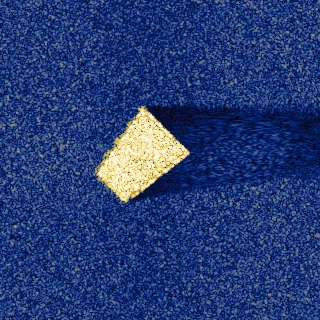 mine-like object (wedge) SAS tile