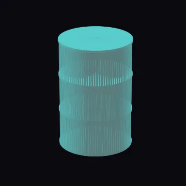 barrel oil (clutter) geometry