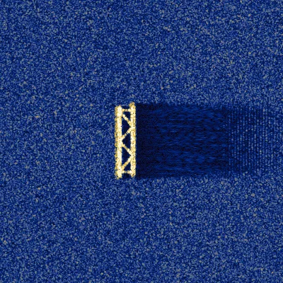 square truss segment SAS tile