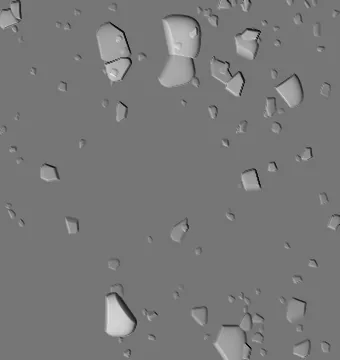boulder field: slab field geometry