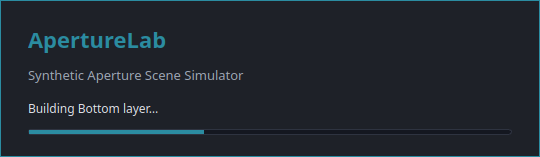 Startup splash — per-phase progress labels show which subsystem is loading.
