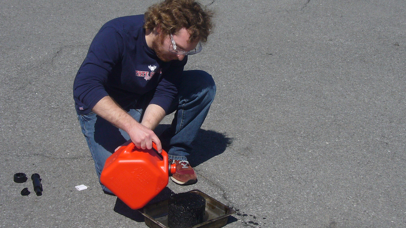 Hyperspectral Detection of Stressed Asphalt